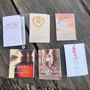 Assorted Perfume Sample Set D&G Dior FENTY all included NWT